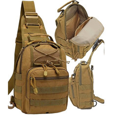 Рюкзак тактический через плечо, Omimar, 20л, коричневый цена и информация | Туристические, походные рюкзаки | kaup24.ee