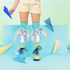 Värvilised sokid Hop hop bunny hind ja info | Lõbusad sokid | kaup24.ee