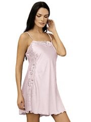 Атласная сорочка для женщин Lega SN02, розовый цена и информация | Женские пижамы, ночнушки | kaup24.ee