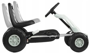 Детский картинг с педалями HyperMotion, серый цена и информация | Игрушки для мальчиков | kaup24.ee
