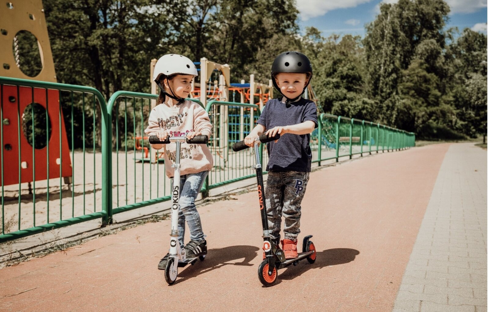 Tõukeratas Qkids, valge/roosa hind ja info | Tõukerattad | kaup24.ee