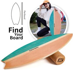 XCMAN Surf Balance Board treener koos rattaga hind ja info | Tasakaalupadjad | kaup24.ee