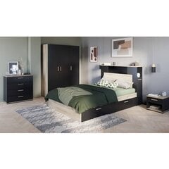 Кровать Aatrium Life 140x190/200 см, коричневый/черный цвет цена и информация | Кровати | kaup24.ee