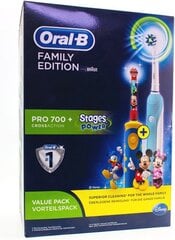 Oral-B Pro 700 + Stages Power hind ja info | Elektrilised hambaharjad | kaup24.ee