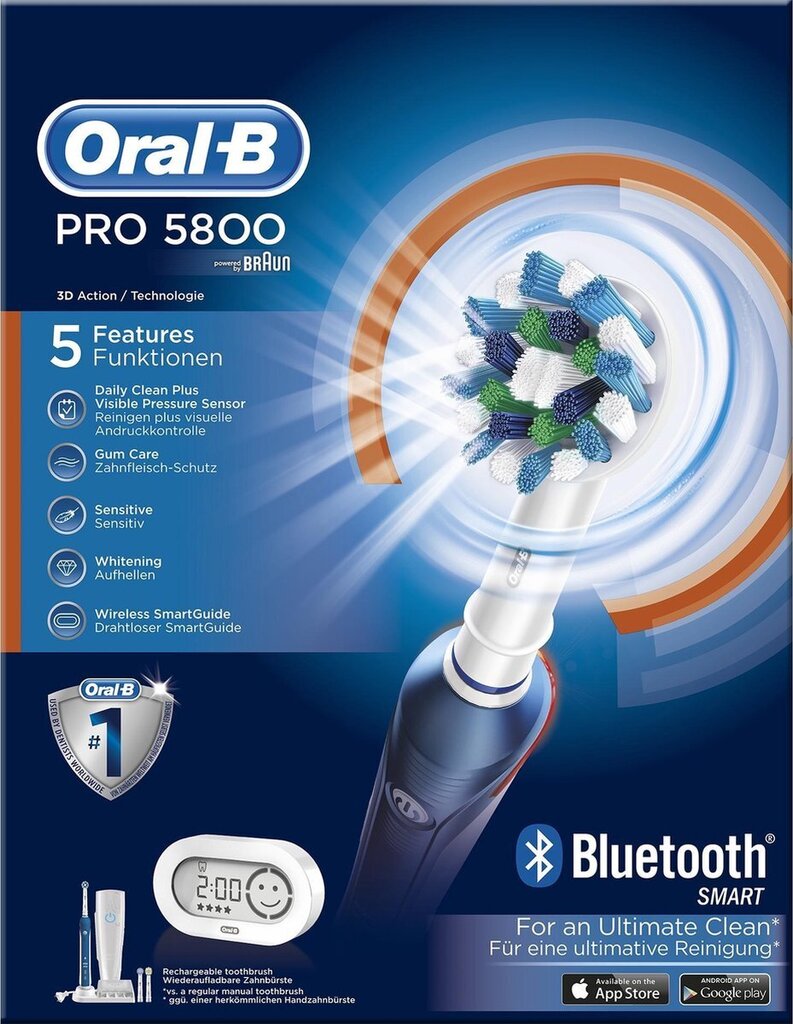 Oral-B PRO 5800 цена и информация | Elektrilised hambaharjad | kaup24.ee