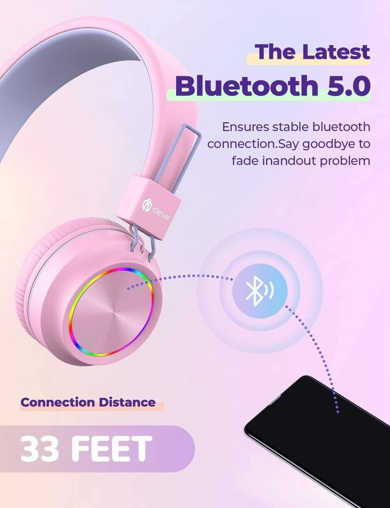 Bluetooth laste kõrvaklapid, 2 komplekti цена и информация | Kõrvaklapid | kaup24.ee