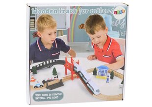 деревянные рельсы для поездов 3,2 м цена и информация | Игрушки для мальчиков | kaup24.ee