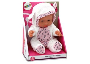 Valges riietuses beebinukk Lean Toys hind ja info | Tüdrukute mänguasjad | kaup24.ee