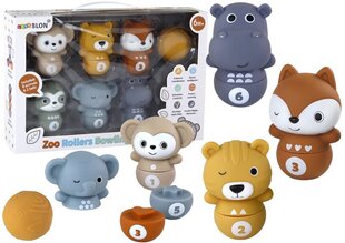 Loomadega keeglimängud Lean Toys hind ja info | Imikute mänguasjad | kaup24.ee