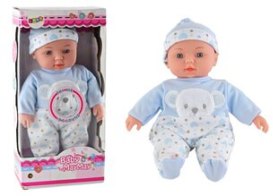 Doll Lean Toys Baby May May, sinine hind ja info | Tüdrukute mänguasjad | kaup24.ee