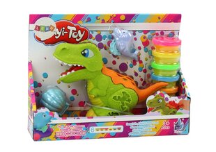 Dinosauruse ja plastiliini vormide komplekt Lean Toys hind ja info | Arendavad mänguasjad | kaup24.ee