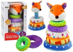 Pehme püramiid Lean Toys Fox hind ja info | Imikute mänguasjad | kaup24.ee