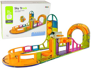 Magnetilised ehitusklotsid Lean Toys Sky Track, 61 tk hind ja info | Klotsid ja konstruktorid | kaup24.ee