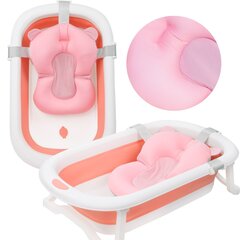 складная детская ванночка с подушкой - nicekids, розовый цена и информация | Maudynių prekės | kaup24.ee