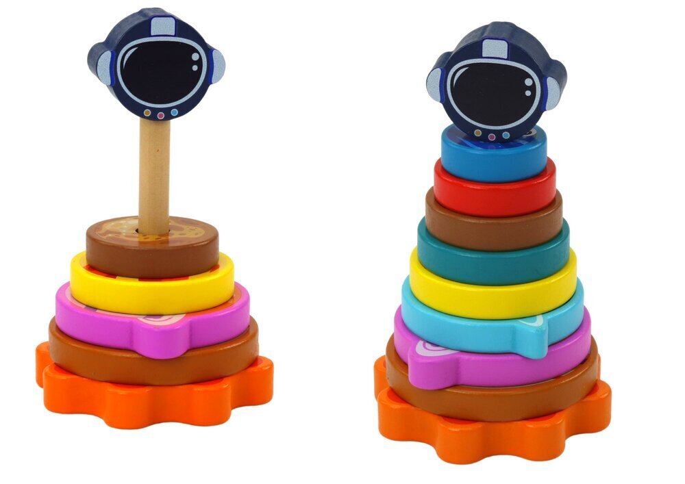 Pyramid Lean Toys Planet Stacks hind ja info | Imikute mänguasjad | kaup24.ee