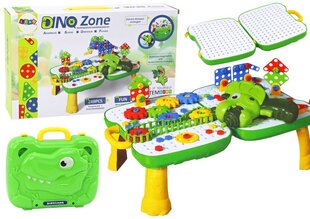 Konstruktor kohvris Lean Toys Dino Zone hind ja info | Klotsid ja konstruktorid | kaup24.ee