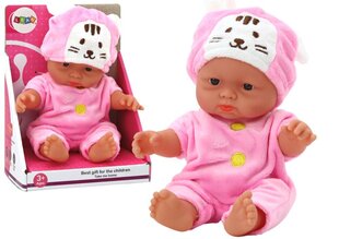 Roosa riietusega beebinukk Lean Toys hind ja info | Tüdrukute mänguasjad | kaup24.ee