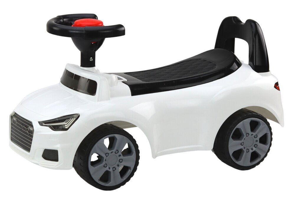 Lean Toys jalaga auto, valge hind ja info | Imikute mänguasjad | kaup24.ee