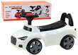 Lean Toys jalaga auto, valge цена и информация | Imikute mänguasjad | kaup24.ee