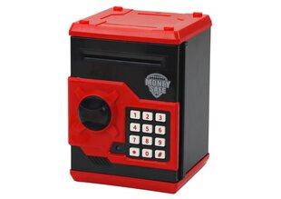 Elektrooniline pangatähtede seif Lean Toys, punane hind ja info | Poiste mänguasjad | kaup24.ee