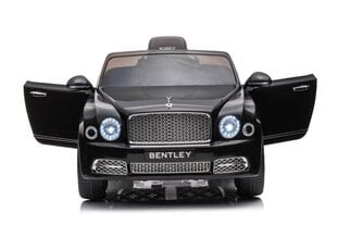 Aosom Bentley Mulsanne ühekohaline elektriauto lastele, must цена и информация | Электромобили для детей | kaup24.ee