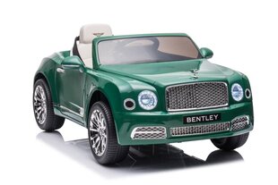 Aosom Bentley Mulsanne ühekohaline laste elektriauto, roheline цена и информация | Электромобили для детей | kaup24.ee