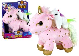 Lean Toys Lullaby Unicorn Plush, roosa hind ja info | Pehmed mänguasjad | kaup24.ee