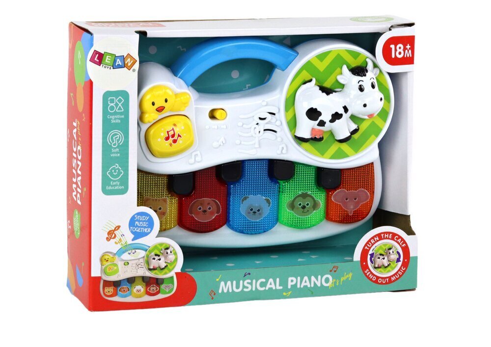 Muusikaline klaver pisikestele Lean Toys цена и информация | Imikute mänguasjad | kaup24.ee