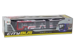 Lean Toys Remote Control City Bus, punane hind ja info | Poiste mänguasjad | kaup24.ee