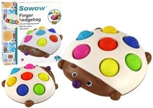 Sensoorne mänguasi Lean Toys Hedgehog hind ja info | Imikute mänguasjad | kaup24.ee