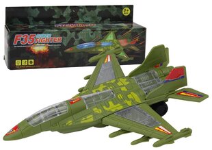 Sõjaline hävitaja Lean Toys, roheline hind ja info | Poiste mänguasjad | kaup24.ee