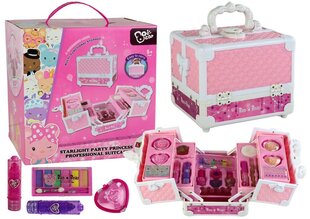большой розовый чемодан с аксессуарами цена и информация | Косметика для мам и детей | kaup24.ee