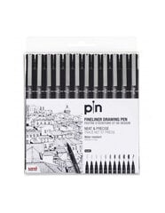 Markerite komplekt Uni-Ball Mitsubishi Pencil PIN, 12 tk hind ja info | Kunstitarbed, voolimise tarvikud | kaup24.ee