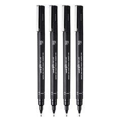 Marker Uni-Ball Mitsubishi Pencil PIN 10-200(S), 12 tk, must цена и информация | Канцелярские товары | kaup24.ee