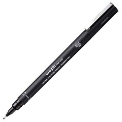 Marker Uni-Ball Mitsubishi Pencil PIN 09-200(S), 12 tk, must цена и информация | Канцелярские товары | kaup24.ee