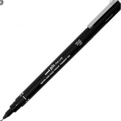Marker Uni-Ball Mitsubishi Pencil PIN 08-200 (S), 12 tk, must цена и информация | Канцелярские товары | kaup24.ee