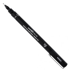 Маркер Uni-Ball Mitsubishi Pencil PIN 03-200(S), 12 шт., черный цвет цена и информация | Канцелярские товары | kaup24.ee