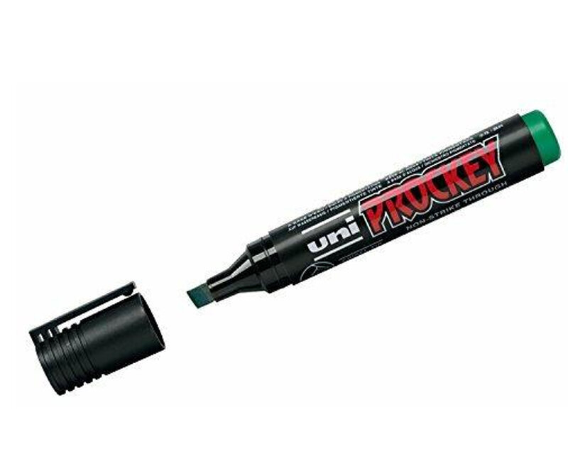 Marker Uni-Ball Prockey Marker PM-126, 12 tk, roheline цена и информация | Kirjatarbed | kaup24.ee