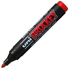 Püsimarker Uni-Ball Prockey Marker PM-122, 12 tk, punane цена и информация | Канцелярские товары | kaup24.ee