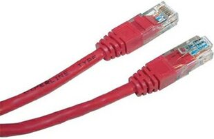 кабель сетевой lan utp, cat.5e, rj45 m - rj45 m, 5 м, неэкранированный, красный, экономичный цена и информация | Кабели и провода | kaup24.ee