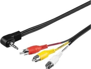 Aux 3,5 mm/RCA, 1.5 m hind ja info | Kaablid ja juhtmed | kaup24.ee