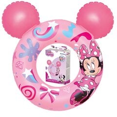 Täispuhutav rõngas Bestway Minnie, 74x76 cm, roosa, hind ja info | Täispuhutavad veemänguasjad ja ujumistarbed | kaup24.ee