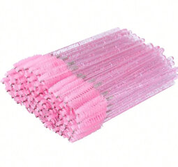 Одноразовая щетка для расчесывания ресниц, Electronics LV-2011, розовая, 20 шт цена и информация | Кисти для макияжа, спонжи | kaup24.ee