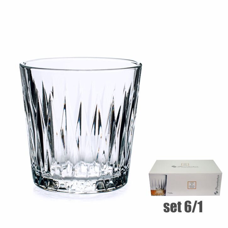 Klaasid Luzia Whisky 30cl, 6tk hind ja info | Klaasid, tassid ja kannud | kaup24.ee