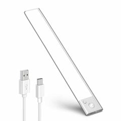 LED lamp valgusti Tedison, 40 cm, aku 3000 mAh, liikumisandur, magnet, 3 sooja värvi, valgusandur, sensor hind ja info | Süvistatavad ja LED valgustid | kaup24.ee