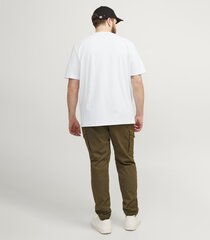 Jack&Jones T-särk meestele 12253778*01, valge 5715507472476 цена и информация | Мужские футболки | kaup24.ee