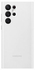 EF-ZS908CWE Samsung Clear View Case for Galaxy S22 Ultra White цена и информация | Чехлы для телефонов | kaup24.ee