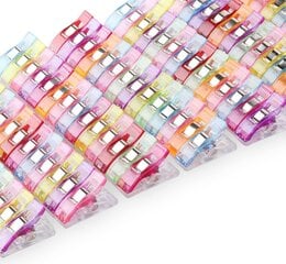 Пластиковые крючки для стирки разных цветов 100 штук в упаковке цена и информация | Принадлежности для шитья | kaup24.ee