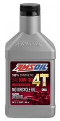 Õli Amsoil 10W-30 100% Synthetic 4T Performance 4-Stroke Motorcycle Oil 0.946ml (MC3QT) цена и информация | Моторные масла | kaup24.ee