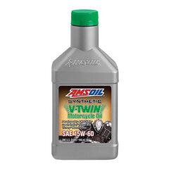 Õli Amsoil 15W-60 Synthetic V-Twin Motorcycle Oil 0.946ml (MSVQT) hind ja info | Mootoriõlid | kaup24.ee